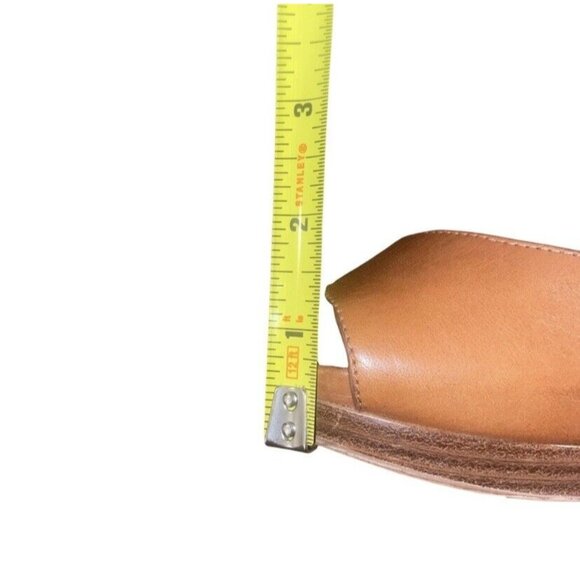 Michael by Michael Kors Wyatt Open Toe Leather Heels Size 6 - Picture 13 of 16